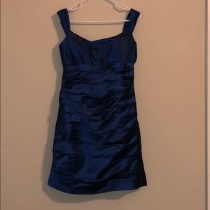 Navy Bill Levkoff dress